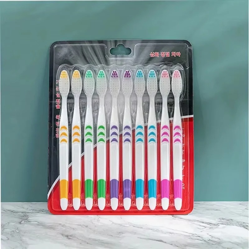 Bamboo Toothbrush - 10 Stück Bambuskohle Ultra Soft Nano