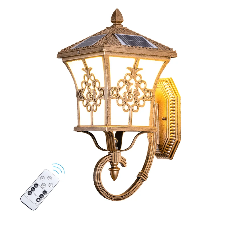 Solar Garden Light - Solarbetriebene Außenleuchten im europäischen Stil für