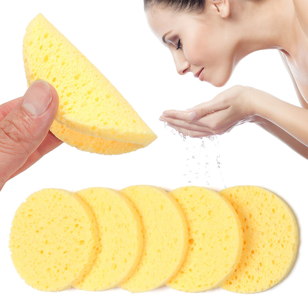 Eco Sponge - 10 stücke 6-9 cm Gelb Gesicht