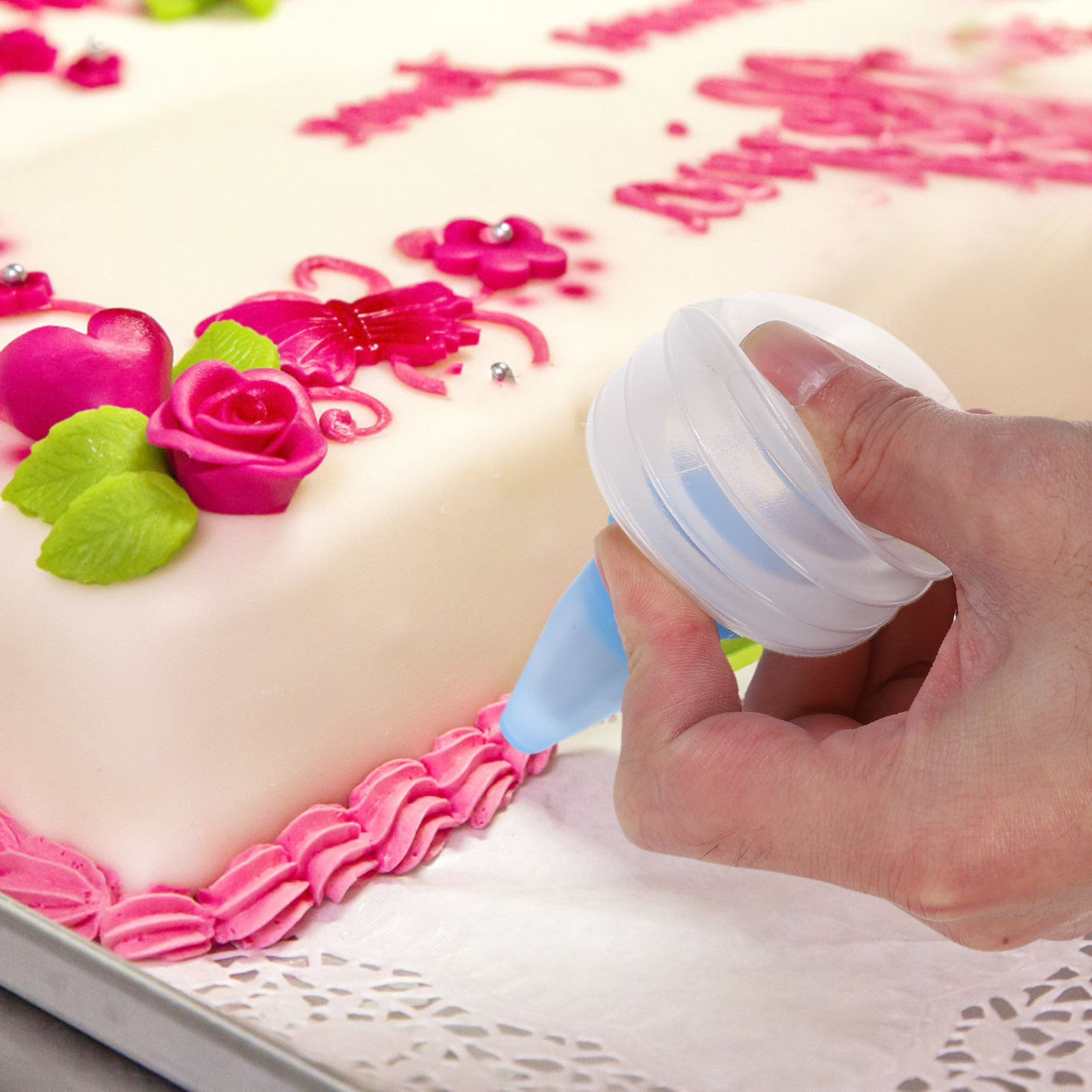 Reusable Bottle - 6 Stück Sahnekannen, präzise Druck-Spritzflaschen, wiederverwendbare