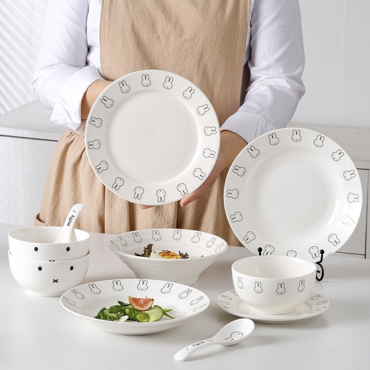 Anime Niedliche Miffy Einfache – Bamboo Cutlery Bewertung und Preis