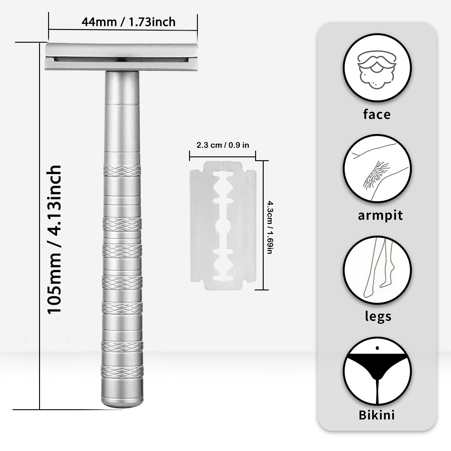 Doppelschneidiger Sicherheitsr – Safety Razor Handle Bewertung und Preis