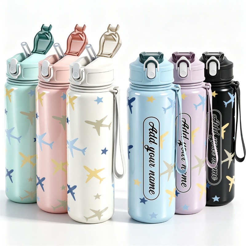 25oz Personalisierter Wasserbe – Reusable Straw Bewertung und Preis