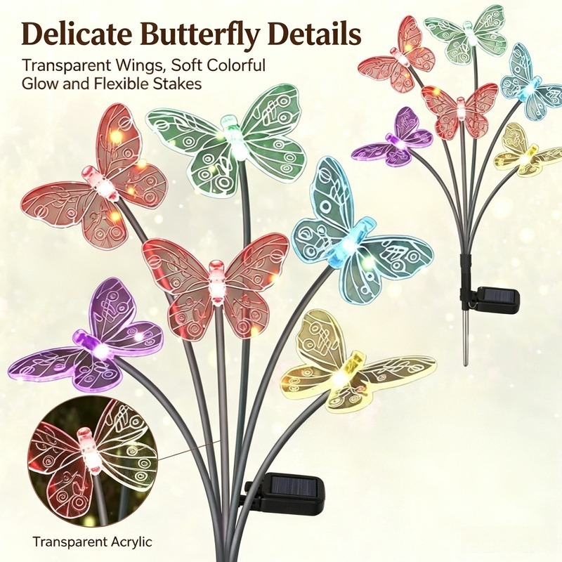 Solarbetriebene Schmetterlings – Solar Garden Light Bewertung und Preis