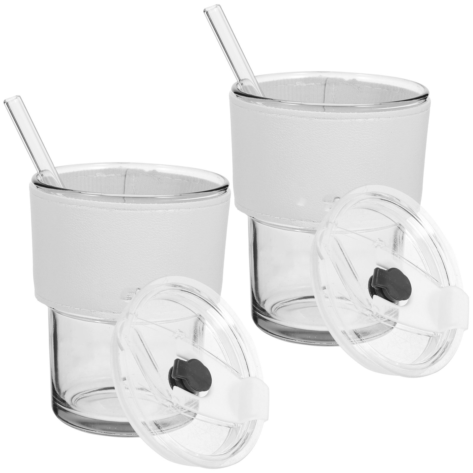 2-teiliges Glas-Saftflaschen-S – Reusable Straw Bewertung und Preis