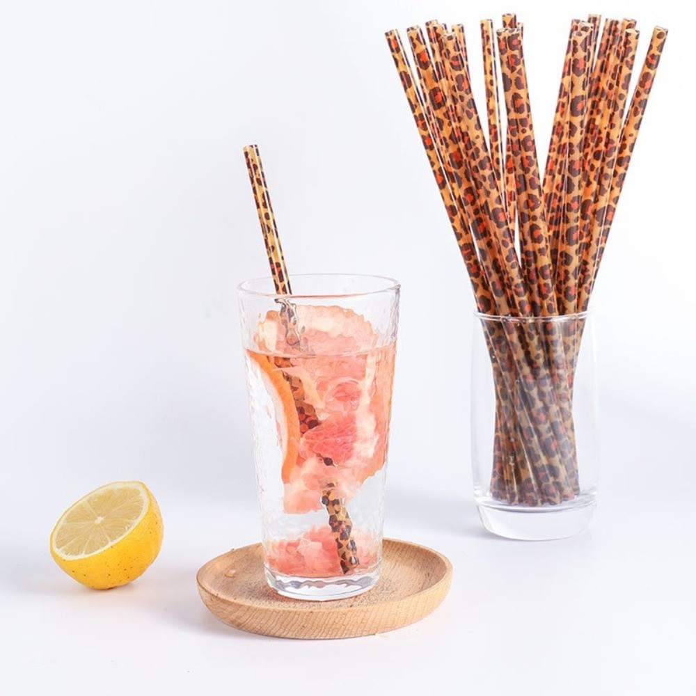 Trendige Trinkhalme mit Leopar – Reusable Straw Bewertung und Preis